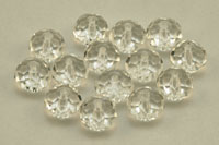 Schliffperlen Rondelle 8 x 6 mm kristall - 10 Stk.