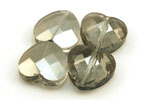 Schliffperle Herz 18 mm diamond